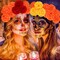 40Pcs Silk Marigold Flowers Artificial for Decoration DIY Wreath Garland Craft Wedding Party Baby Shower Decoration Halloween Christmas (Mix Colors)
